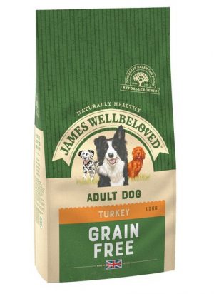 James Wellbeloved Turkey and Veg Grain Free Adult 1.5kg