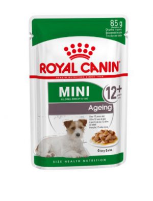 Royal Canin Mini Ageing 12+ (in gravy) Wet Dog Food Pouch 85g