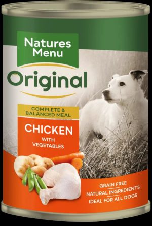 Natures Menu Chicken Can For Adult Dogs 400g