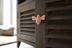 Drawer Knob Rose Gold Bee