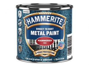 Hammerite Direct To Metal Hammered Red 250ml