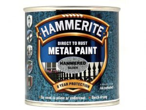 Hammerite Direct To Metal Hammered Silver 250ml