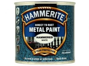 Hammerite Direct To Metal Hammered White 750ml
