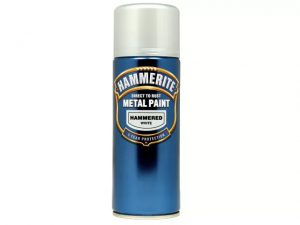 Hammerite Hammered Finish Aerosol White 400ml