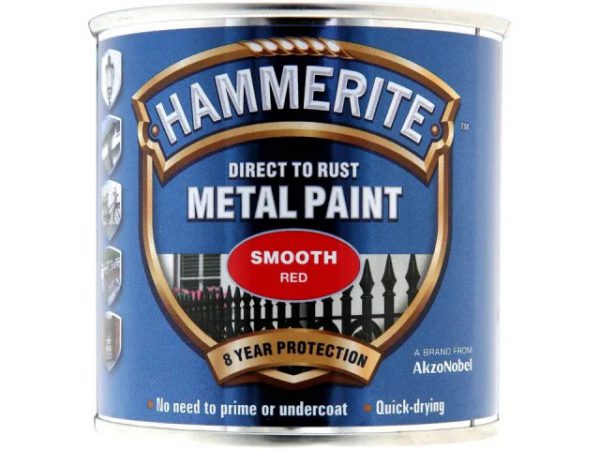 Hammerite Direct To Metal Smooth Red 750ml