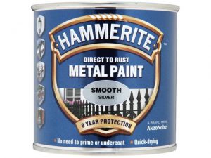 Hammerite Direct To Metal Smooth Silver 250ml