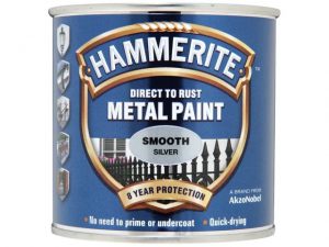 Hammerite Direct To Metal Smooth Silver 250ml