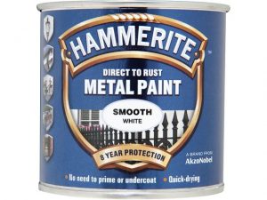 Hammerite Direct To Metal Smooth White 250ml