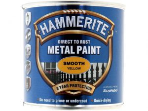 Hammerite Direct To Metal Smooth Yellow 250ml