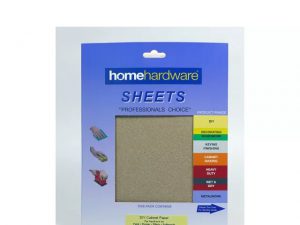 HomeHardware Cabinet Paper 230 x 280mm Coarse x 5