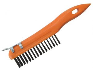 BlueSpot Plastic Wire Brush & Scraper