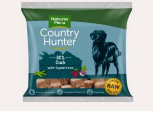 Natures Menu Raw Country Hunter Nuggets Duck Frozen 1kg