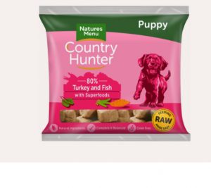 Natures Menu Raw Country Hunter Nuggets Puppy Frozen 1kg