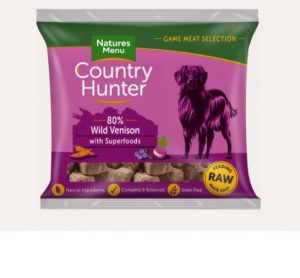 Natures Menu Raw Country Hunter Nuggerts Venison Frozen 1kg