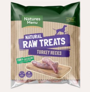 Natures Menu Raw Treats Turkey Necks Frozen 500g