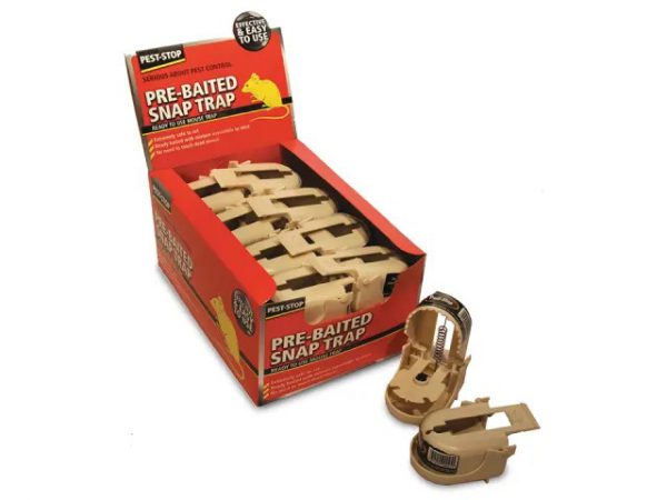 Pest Stop Little Nipper Snap Trap Baited