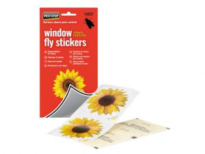 Pest Stop Window Fly Stickers x 4