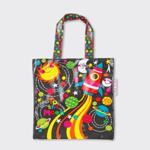 Rachel Ellen Mini Tote Bag- To The Moon