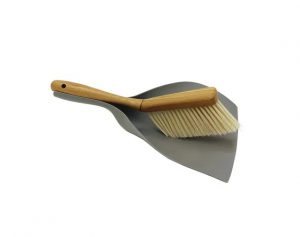 JVL Dustpan & Brush Bamboo