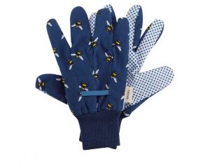 Briers Cotton Grip Gloves Bees x 3 Size Medium