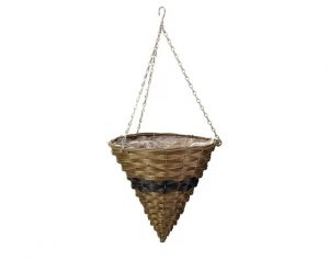 Smart Garden Firenze Faux Rattan Basket 14 Inch