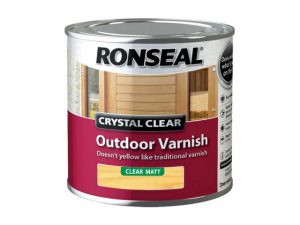 Ronseal Outdoor Varnish Matt Clear 250ml