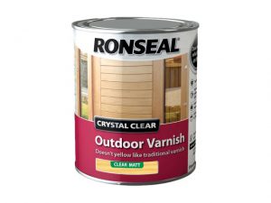 Ronseal Outdoor Varnish Matt Clear 750ml