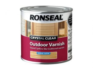 Ronseal Outdoor Varnish Satin Clear 250ml