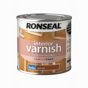 Ronseal Interior Varnish Satin Dark Oak 250ml