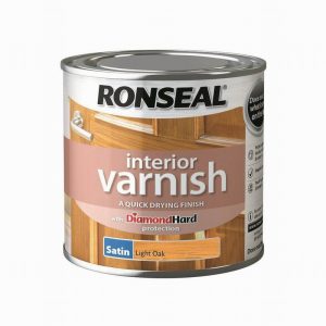 Ronseal Interior Varnish Satin Light Oak 750ml