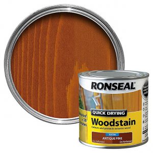 Ronseal Woodstain Quick Dry Satin Antique Pine 250ml