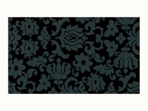 Fablon- Classic Ornament Black (450mm x 2m)