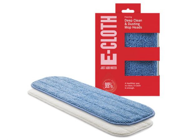 E-Cloth Deep Clean & Dust Mop Head x 2