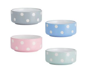 Mason Cash Polka Dot 8cm Bowl Single- Assorted Colours