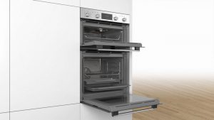 Bosch MBS533BS0B Built In Electric Double Oven with 3D Ho