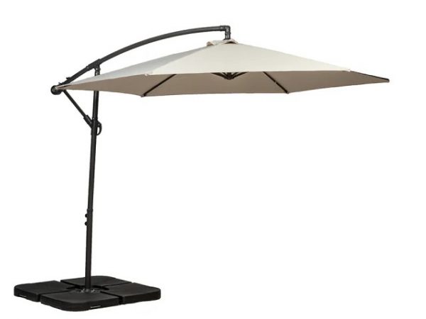 Mir Weatherproof Parasol Cantilever Ivory 3m