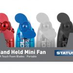 Status Hand Held Mini Fan Single- Assorted Colours (2.5 inch)