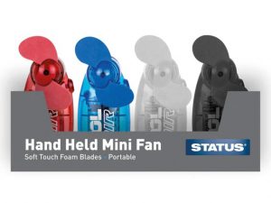 Status Hand Held Mini Fan Single- Assorted Colours (2.5 inch)