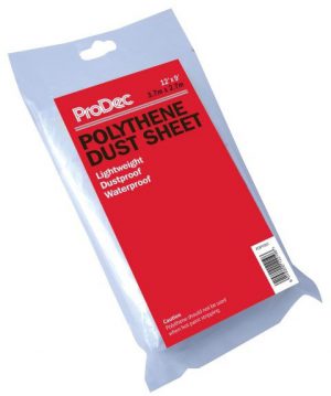 Dust Sheet Polythene 12′ x 9′