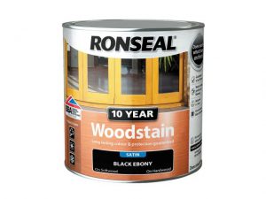 Ronseal 10 Year Woodstain Ebony 750ml