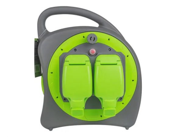 Status Cable Reel 2 Socket 13amp 20m Weatherproof