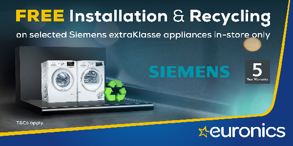Read more about the article Siemens extraKlasse Free Installation and Recycling Promotion