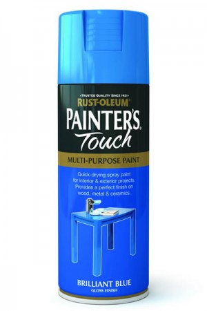 Spray Paint Brilliant Blue Gloss 400ml