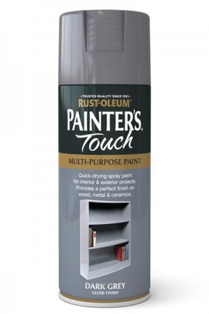 Spray Paint Dark Grey Gloss 400ml