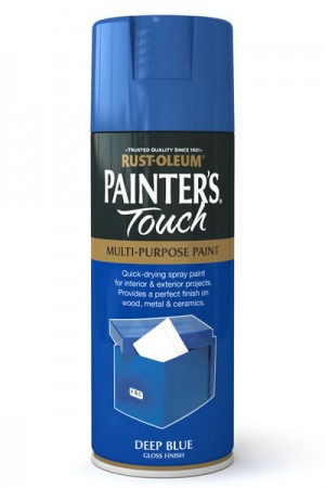 Spray Paint Deep Blue Gloss 400ml