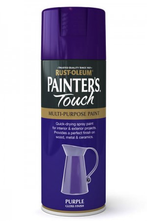 Rust-Oleum Painters Touch Multi-Purpose Paint 400ml Spray-Gloss-Purple