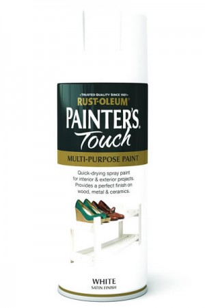 Spray Paint White Satin 400ml