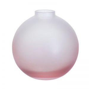 Dartington Wellness Replenish Pink Orb Vase