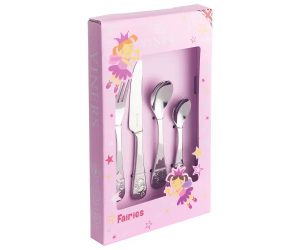 Viners Fairies 4 Piece Kids Cutlery Set Giftbox 0304.013