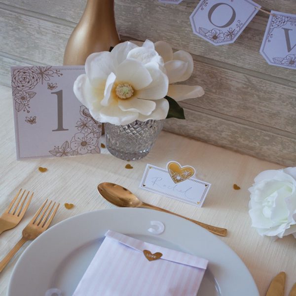 Rachel Ellen Luxury Wedding Table Numbers x12 - Image 2
